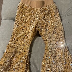 Amazon Kids Sequin Gold Pants